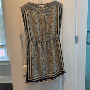 Beige and black lightweight dress